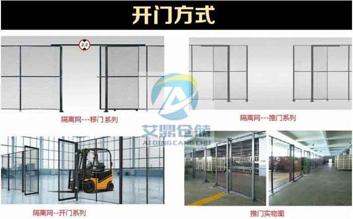 隔離網開門方式